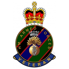 Royal Irish Fusiliers HM Armed Forces Veterans Sticker